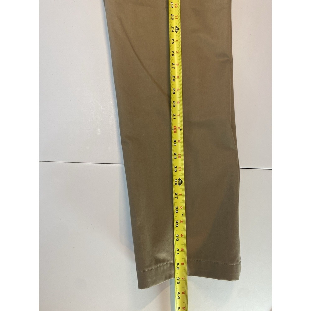 Lands' End Men's Chino Pants Size 35 Waist Tailored Fit Tan Career Wear Business - Picture 11 of 13